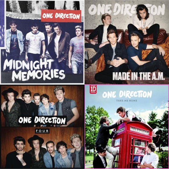 Take Me Home & Four & Made In The A.M. & Midnight Memories [CD Bundle]