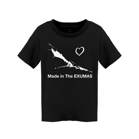 Made In The Exumas. T-Shirt Toddler -Smartprints Designs,  3 Toddler
