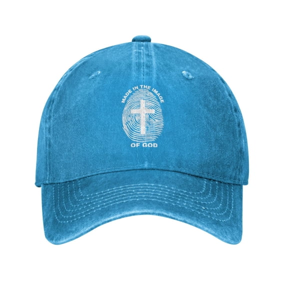 Made In The Image Of God Adult Adjustable Classic Washed Casquette Cap Hat Baseball Cap For Man For Woman