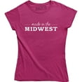 thumbnail image 1 of Made In The Midwest - Midwestern Country Local Women's Tee Shirt, 1 of 4