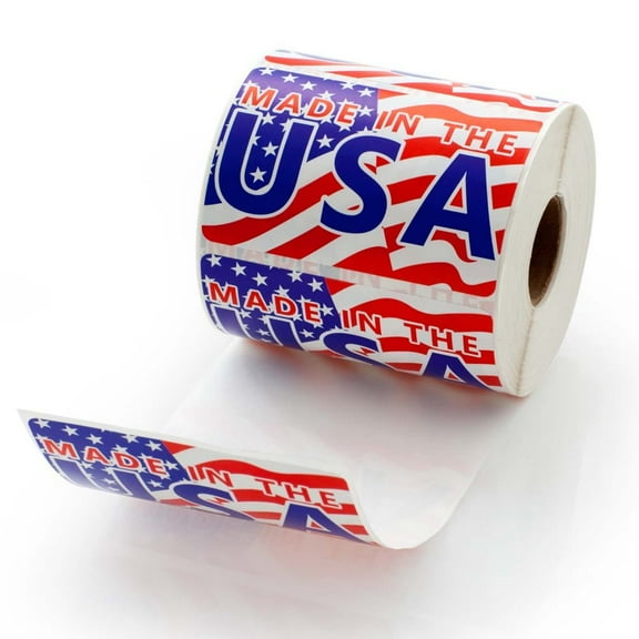 Made In The USA Labels 3" x 2"