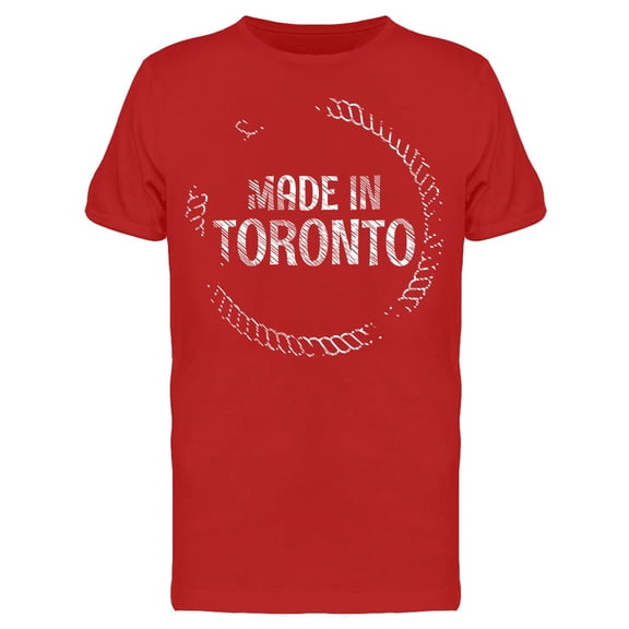 Made In Toronto Slogan  T-Shirt Men -Image by Shutterstock, Male 3X-Large