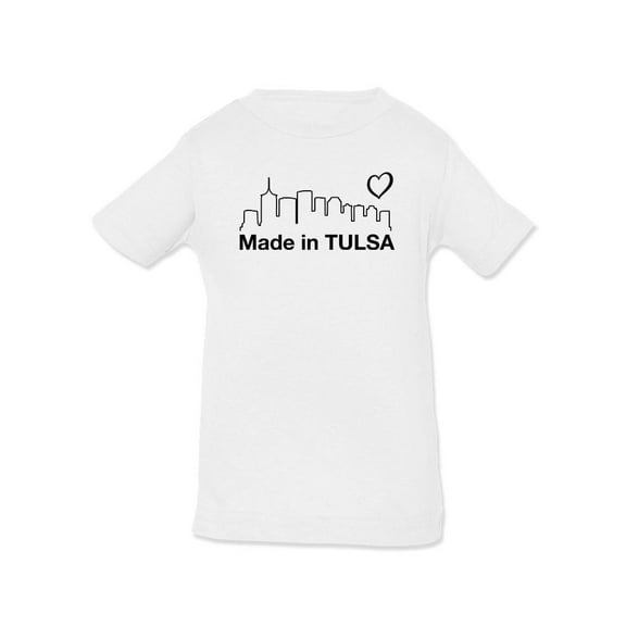 Made In Tulsa. Landscape T-Shirt Infant -Smartprints Designs,  6 Months