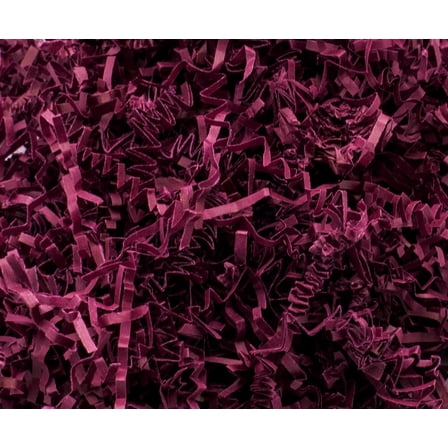 3-Ply Crinkle Cut Shredded Paper, 2 lb – Burgundy