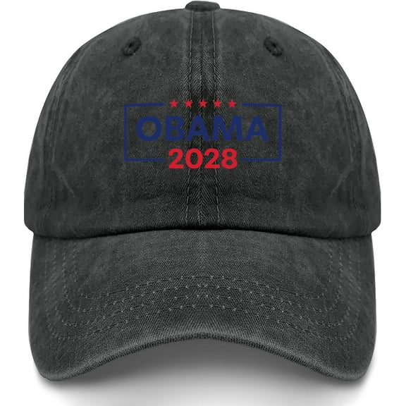 Made In Usa Obama 2028 Baseball Cap Cotton Washed Baseball Caps Adjustable Hat Custom Gifts For Unisex