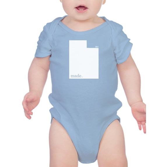 Made In Utah Bodysuit Infant -Smartprints Designs, 6 Months