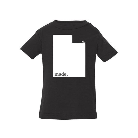 Made In Utah T-Shirt Infant -Smartprints Designs, 12 Months