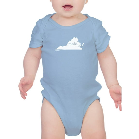 Made In Virginia Bodysuit Infant -Smartprints Designs, 12 Months