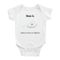 thumbnail image 1 of Made In Virginia United States of America Baby Clothing Bodysuit 0-3 Months, 1 of 5