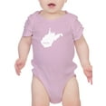 thumbnail image 1 of Made In West Virginia Bodysuit Infant -Smartprints Designs,  12 Months, 1 of 4