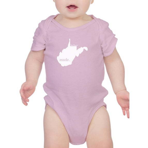 Made In West Virginia Bodysuit Infant -Smartprints Designs, 18 Months