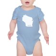 thumbnail image 1 of Made In Wisconsin Bodysuit Infant -Smartprints Designs,  18 Months, 1 of 4