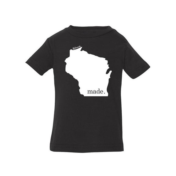 Made In Wisconsin T-Shirt Infant -Smartprints Designs,  18 Months