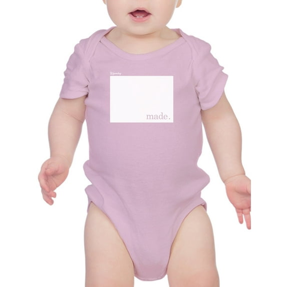 Made In Wyoming Bodysuit Infant -Smartprints Designs, 12 Months