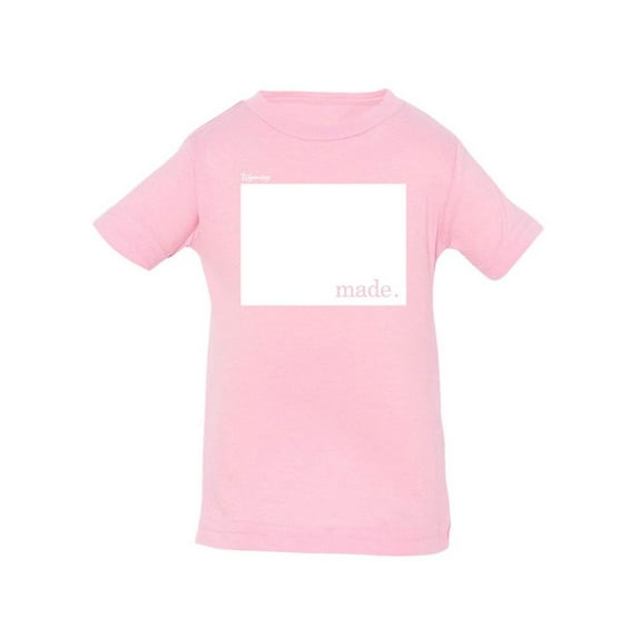 Made In Wyoming T-Shirt Infant -Smartprints Designs, 12 Months