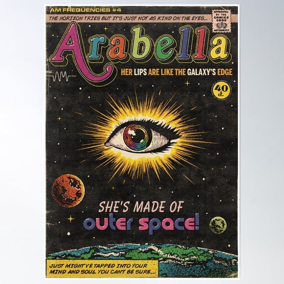 Made Of Outer Space Poster Wall Art, Modern Wall Decor, 16x24 UNFRAMED