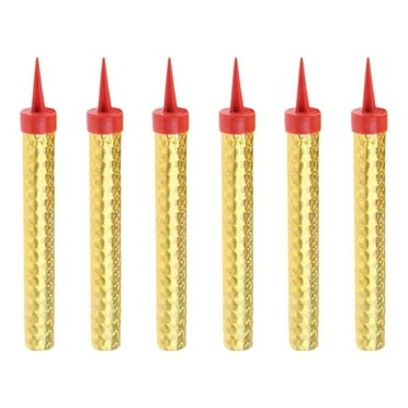 Made of Plastic, Discounted Stock! 6 Candles Kpamnxio Home Decor of Sparklers Pack of 6 Gold Wrapping Sparkling Candles for Bottle Service Birthday Wedding Sweet 16 Party Candle (Pack of 6 Gold)