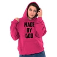 thumbnail image 1 of Made Religious Christ Faith Christian Hoodie Sweatshirt Women Men Brisco Brands S, 1 of 6