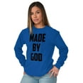 thumbnail image 1 of Made Religious Christ Faith Christian Long Sleeve TShirt Men Women Brisco Brands X, 1 of 6