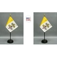 thumbnail image 1 of Made in The USA. 2 Vatican City 4"x6" Miniature Office Desk & Little Hand Waving Table Flags Includes 2 Flag Stands & 2 Holy See Small Mini Stick Flags, 1 of 1