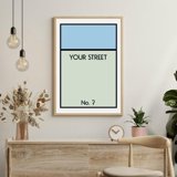 Made To Order Board Game Property Any Street Poster - Walmart.com