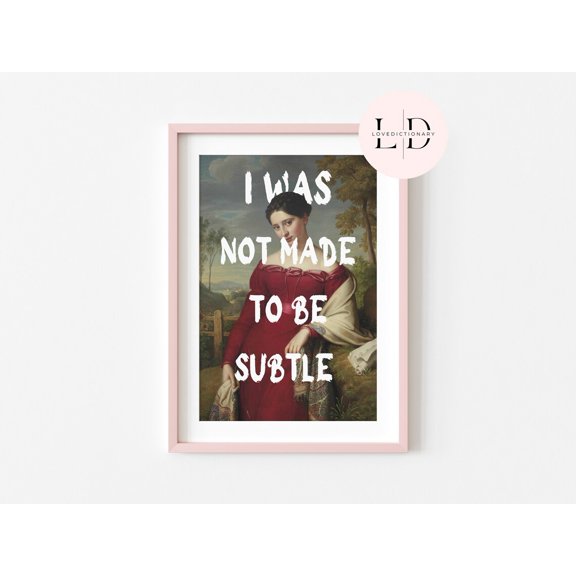 Made To Stand Out Typography Poster