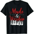 thumbnail image 1 of Made To Worship Psalm 95:1 Christian Praise Music T-Shirt, 1 of 4