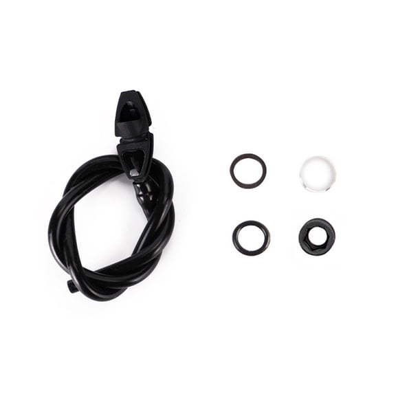 Made Tube Peep Sight with Clarifier for Compound Bow Reliable Aid (6X Black)