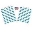 thumbnail image 1 of Made in USA! 100 Country Flag 1.5" x 1" Self Adhesive World Flag Scrapbook Stickers, Two Sheets of 50, 100 International Sticker Decal Flags Total (San Marino), 1 of 1