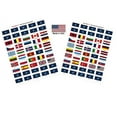 thumbnail image 1 of Made in USA! 100 Stickers Representing NATO Countries; 1.5" x 1" Self Adhesive World Flag Stickers, Two Sheets of 50, Containing 2 Stickers for Each NATO Country and 40 NATO Stickers, 1 of 1