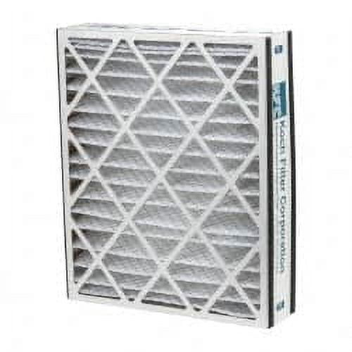 Made in USA 20" x 25" x 5", 35 to 45% Efficiency, Wire-Backed Pleated Air Filter MERV 8, Cotton/Polyester, Integrated Beverage Board Frame, 300 Max FPM, 1,040 CFM, For Airbear 255649-102 & 229990-102