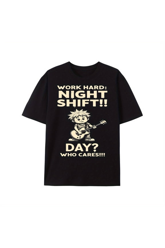 Made in USA, Funny Slogan, Crew Neck Comfortable T Shirt, 100% Cotton, Black Short Sleeve T Shirt, Printed T Shirt, All Season, Sport Outdoor, Men's Fitness, Wear Comfortable