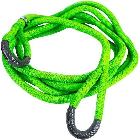Made in USA - RimSling Spliced Eye Ultimate Kinetic Recovery Rope - Heavy Duty Offroad Tow Rope for Truck, Car, UTV, ATV, Class 8, Tractors and More Safety Green, 1" x 20FT