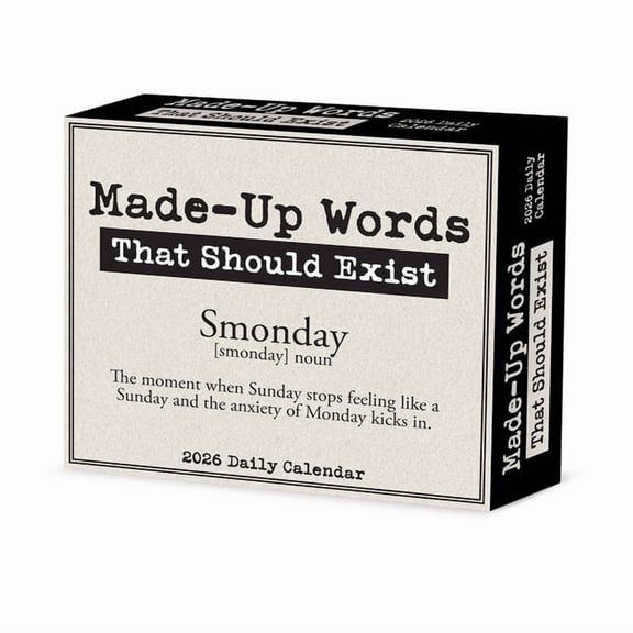 Made Up Words That Should Exist 2026 Box Calendar, (Paperback)