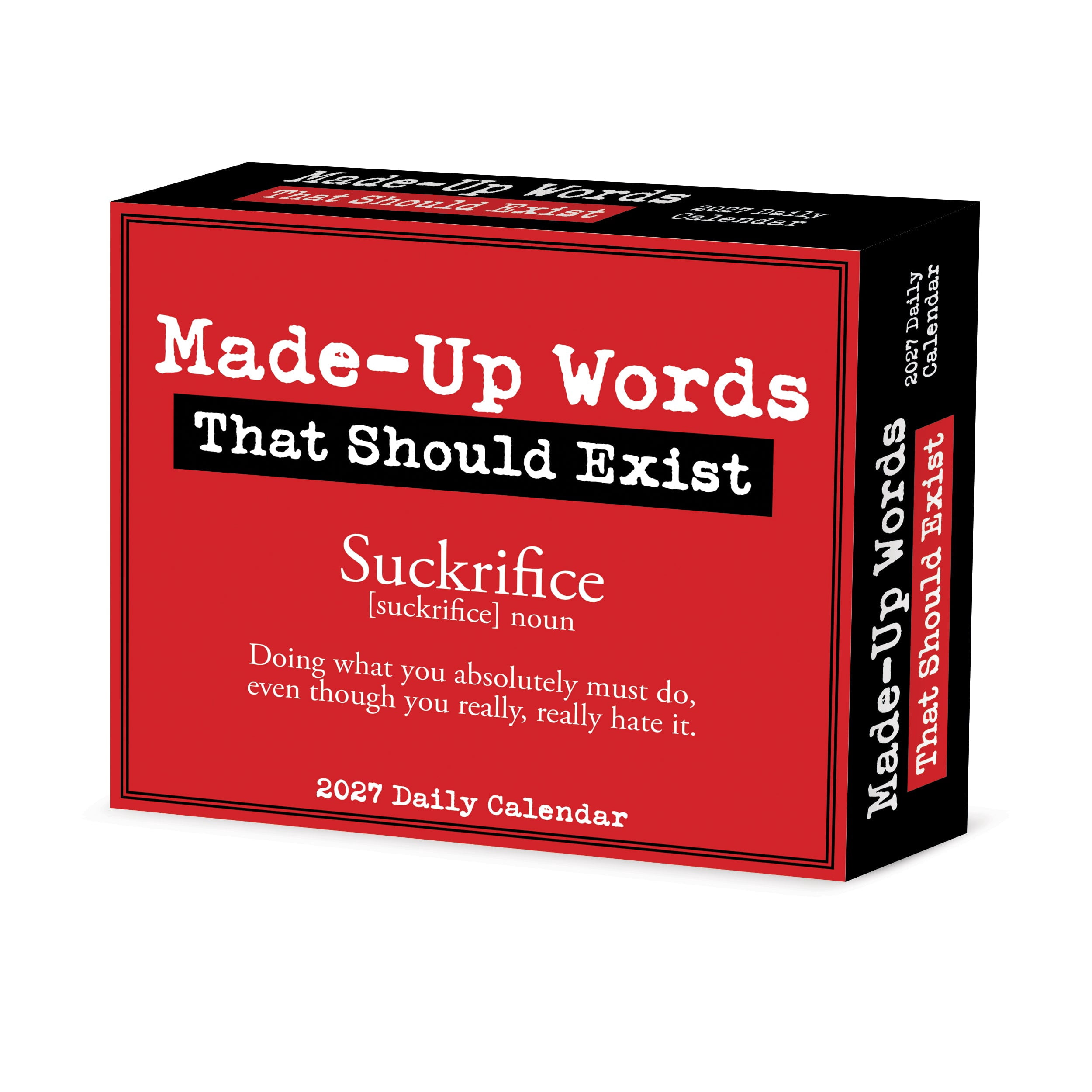 Willow Creek Press, Made-Up Words That Should Exist 2027 Box Calendar
