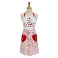 thumbnail image 1 of DII Modern Cotton Made With Love Print Skirt Apron in Multi-Color, 1 of 3