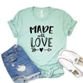 thumbnail image 1 of Made With Love T-shirt Women's Maternity Shirt Baby Shower Shirts New Parents Tee Summer Tshirt Inspirational Gift, 1 of 3