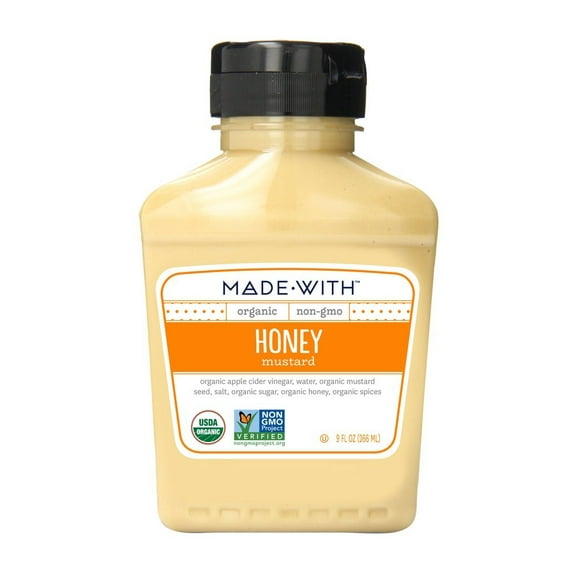 Made With Mustard Honey Organic 9 oz (Pack Of 12)