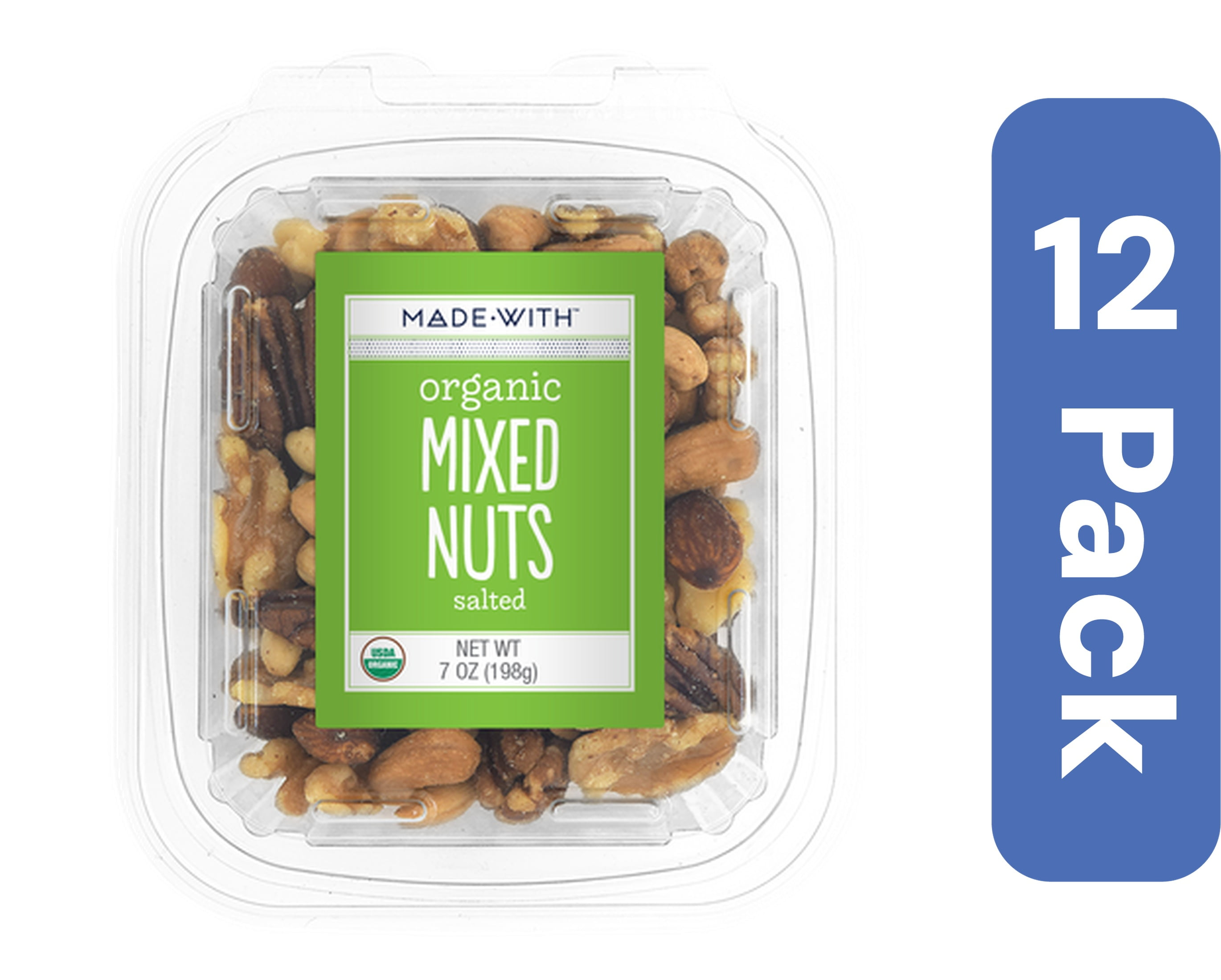 Made With Nut Organic Mixed Salt Tub 7 oz (Pack of 12)