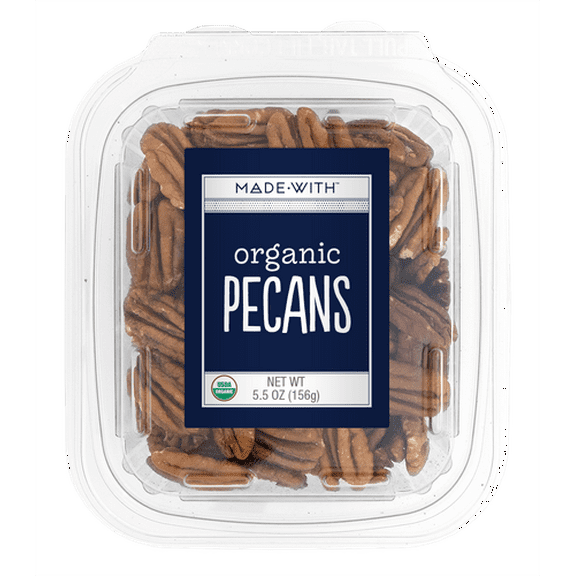 Made With Nut Organic Pecans Tub 5.5 oz (Pack of 12)