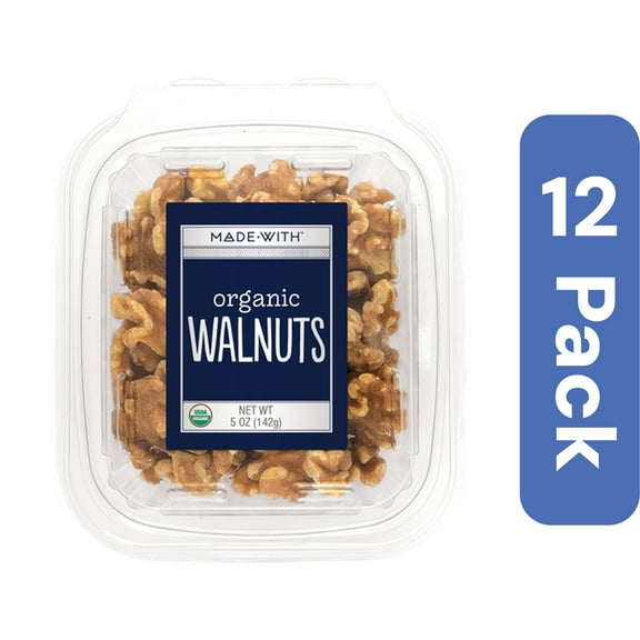Made With Nut Organic Walnuts Tub 5 oz (Pack of 12)