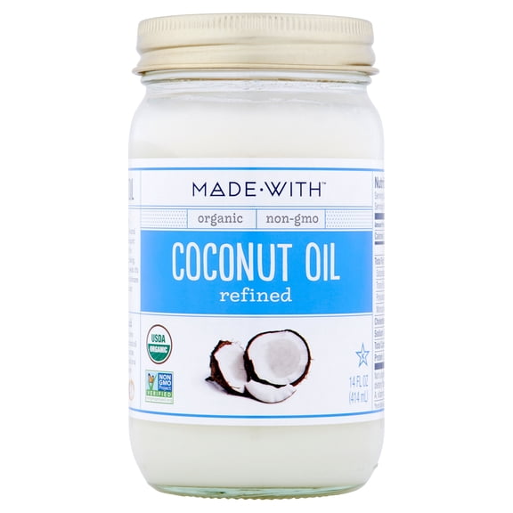Made-With Refined Coconut Oil, 14 fl oz, 6 pack