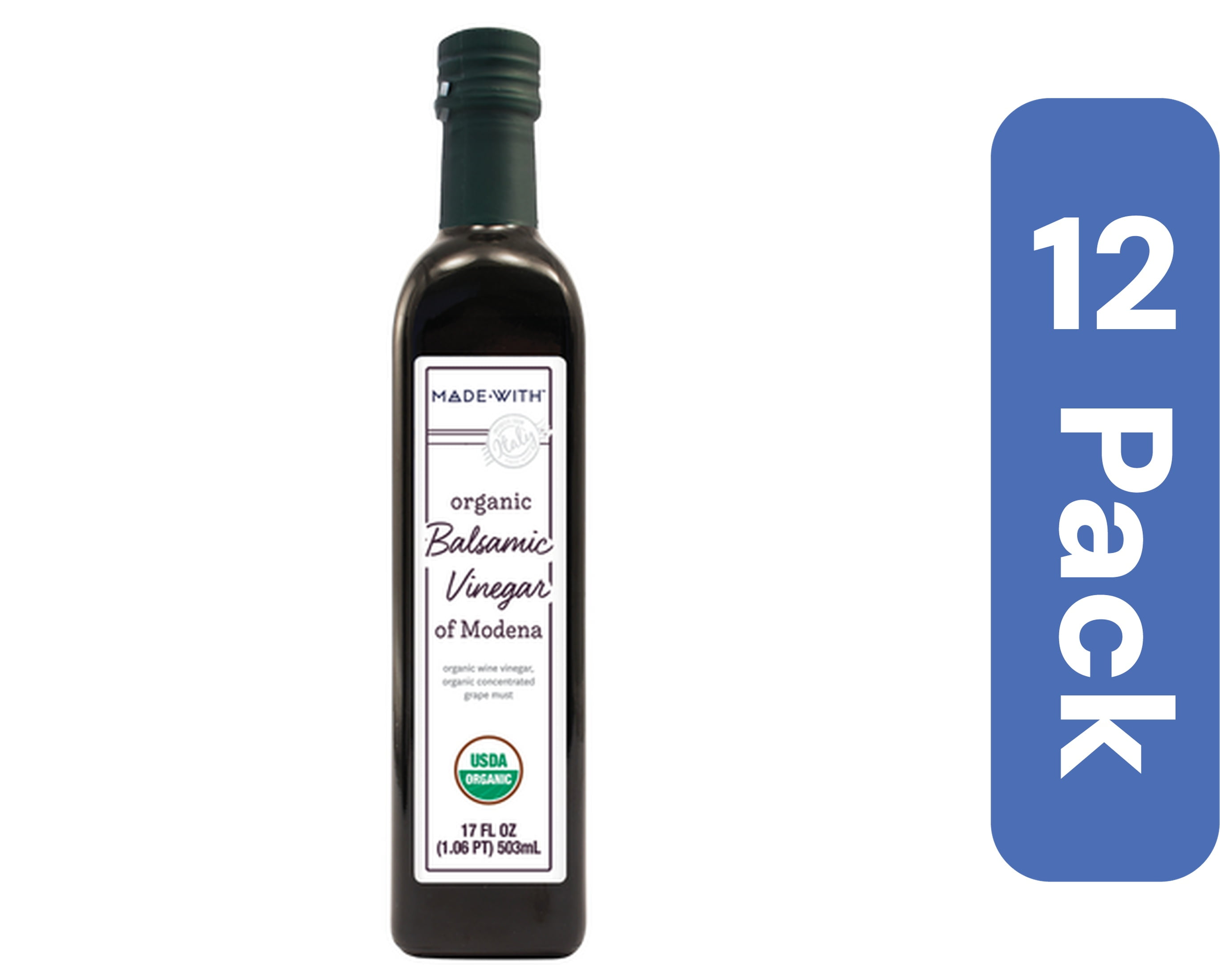 Made With Organic Balsamic Vinegar 17 oz (Pack Of 12)