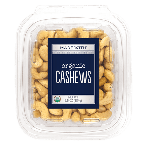 Made With Organic Cashew Tub 6.5 oz (Pack of 12)