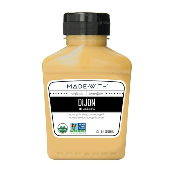 Made With Organic Dijon Mustard 9 oz (Pack of 12)