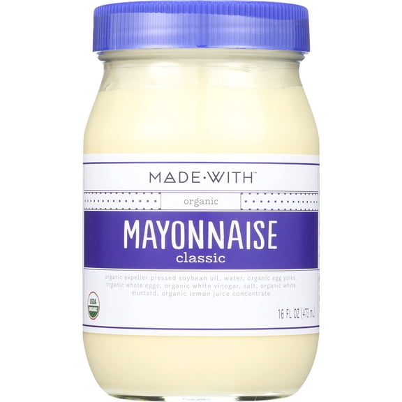 Made With - Organic Mayonnaise Classic - 16 Oz, Case of 6