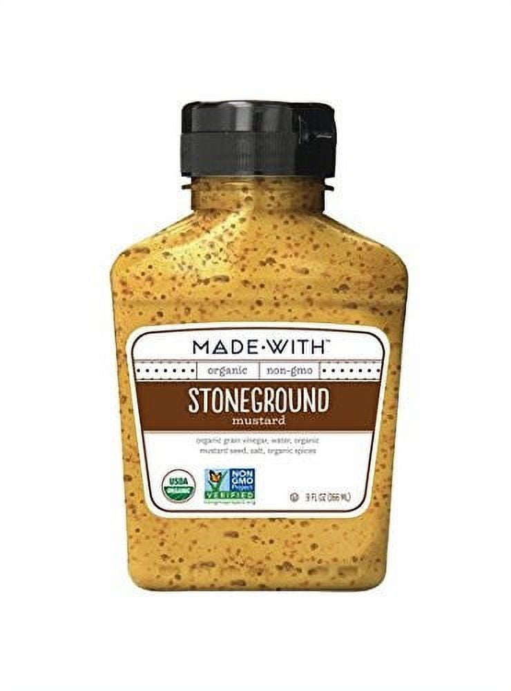 Made With Organic Stoneground Mustard, 9 Oz