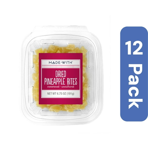 Made With Pineapple Tidbits Tub 6.75 oz (Pack of 12)