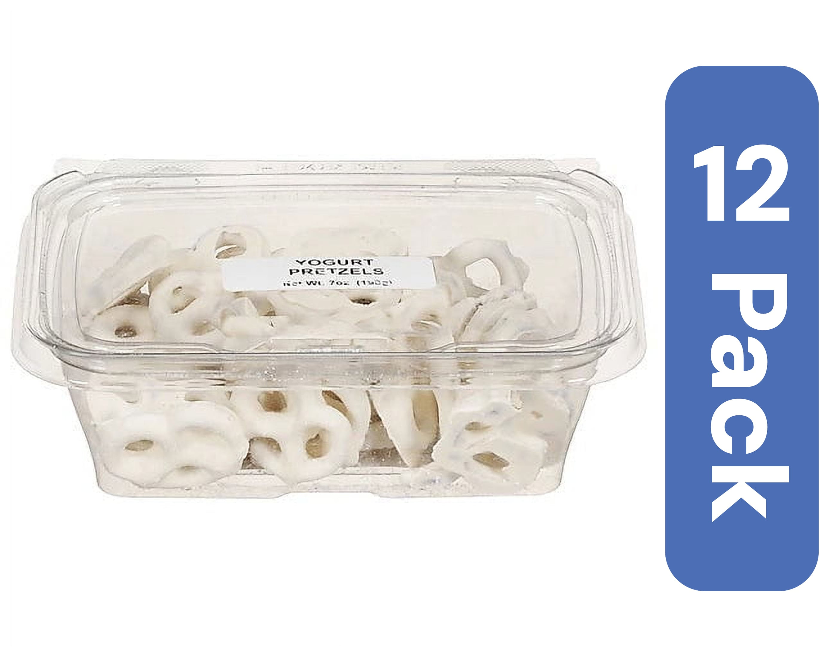 Made With Plain Yogurt Covered Pretzels Tub 7 oz (Pack of 12)