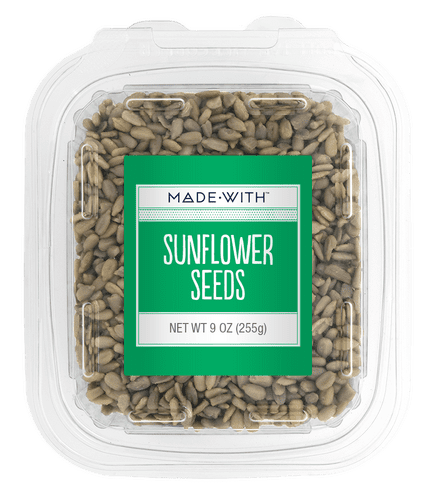 Made With Raw Sunflower Seeds Tub 9 oz (Pack of 12)